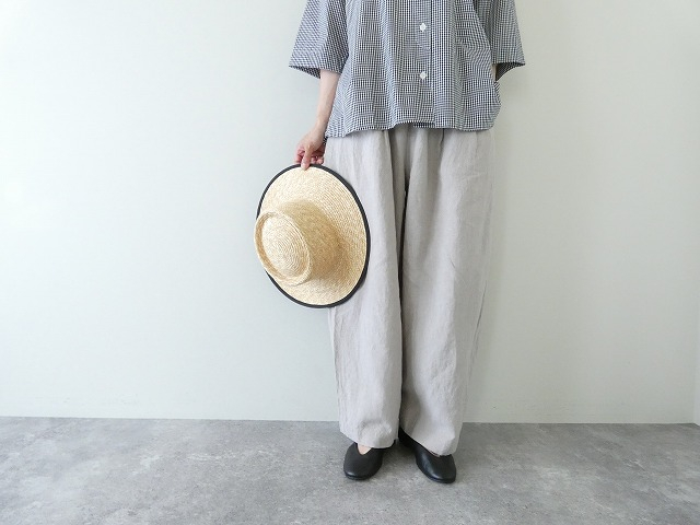 TRAVAIL MANUEL(トラバイユマニュアル) フレンチリネンキャンバスコクーンパンツの商品画像1