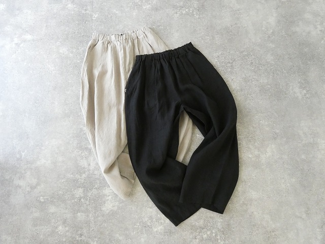 TRAVAIL MANUEL(トラバイユマニュアル) フレンチリネンキャンバスコクーンパンツの商品画像7