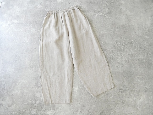TRAVAIL MANUEL(トラバイユマニュアル) フレンチリネンキャンバスコクーンパンツの商品画像9