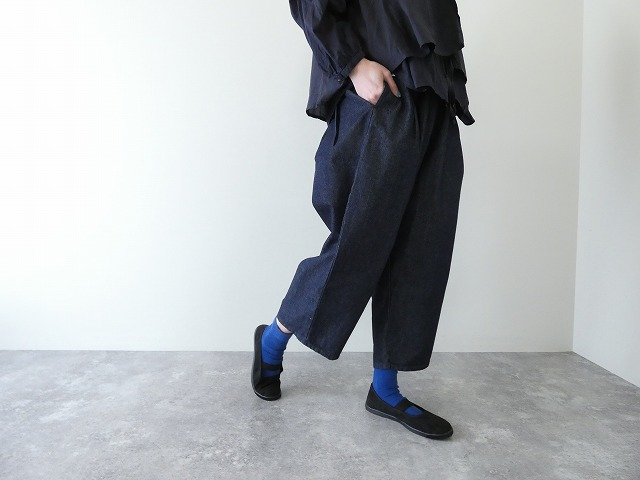 SSC 10ozデニムサルエル風パンツの商品画像1