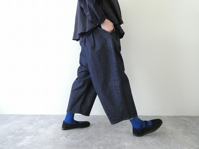 SSC 10ozデニムサルエル風パンツの商品画像5