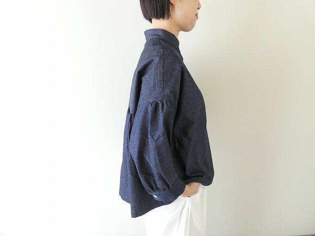 LinenYa(リネンヤ) スタンドカラーブラウスの商品画像4