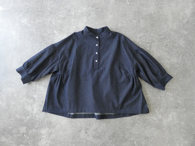 LinenYa(リネンヤ) スタンドカラーブラウスの商品画像9