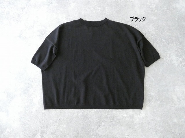 LinenYa(リネンヤ) ボートネック5分袖ニットの商品画像13