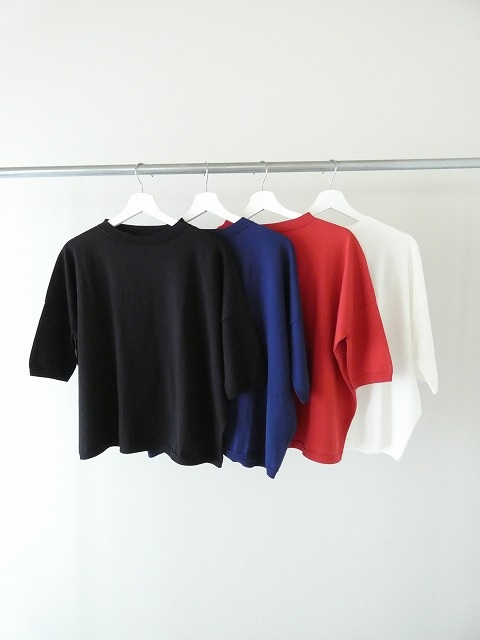 LinenYa(リネンヤ) ボートネック5分袖ニットの商品画像2