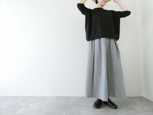 LinenYa(リネンヤ) ボートネック5分袖ニットの商品画像7