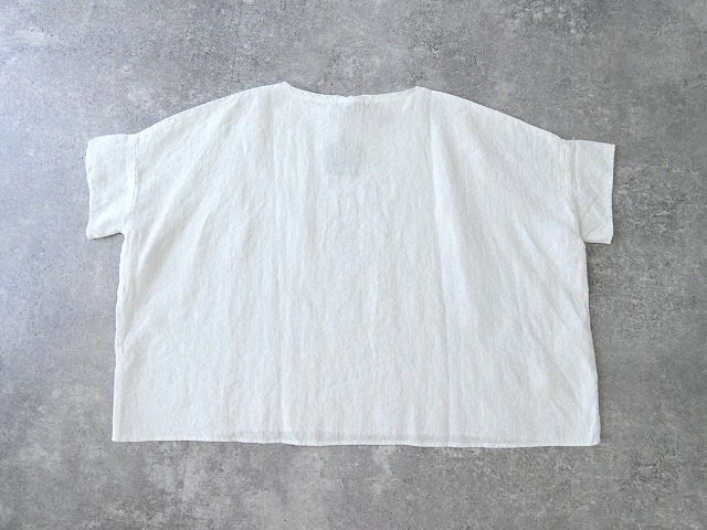 TRAVAIL MANUEL(トラバイユマニュアル) フレンチリネンキャンバスワイドプルオーバーの商品画像14