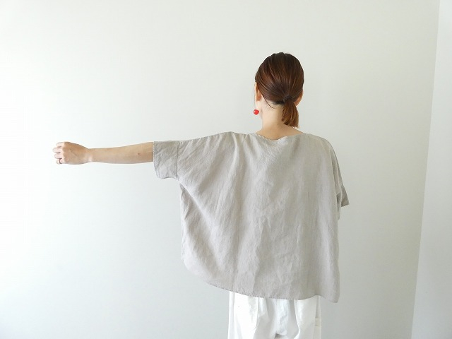 TRAVAIL MANUEL(トラバイユマニュアル) フレンチリネンキャンバスワイドプルオーバーの商品画像2