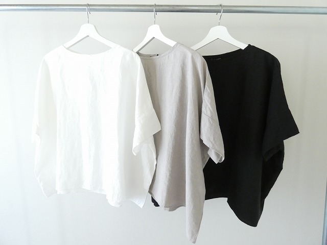 TRAVAIL MANUEL(トラバイユマニュアル) フレンチリネンキャンバスワイドプルオーバーの商品画像3