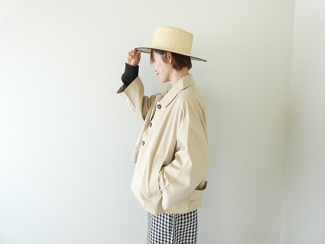 シャツ感覚で羽織れる身幅おっきめステンカラージャケット