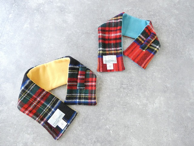 別注チェック×フリースマフラー