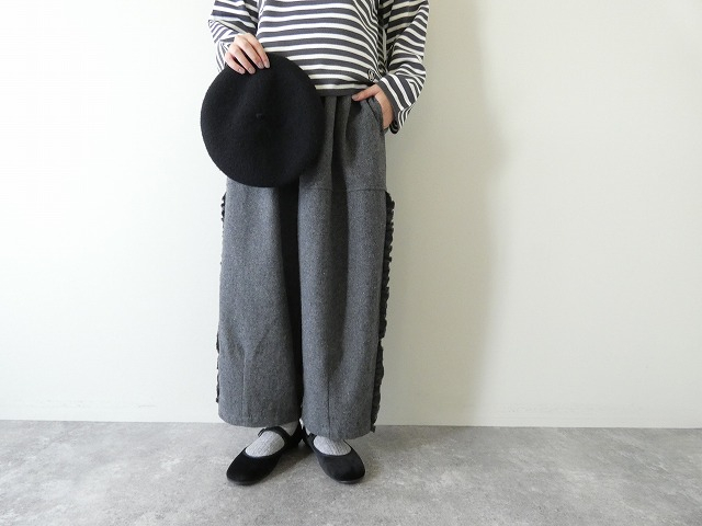 ウールメランジ　パンツ