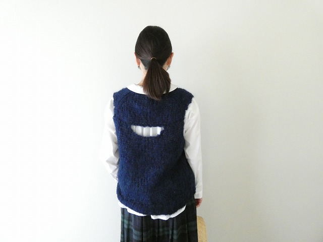 モヘアプルオーバーベスト