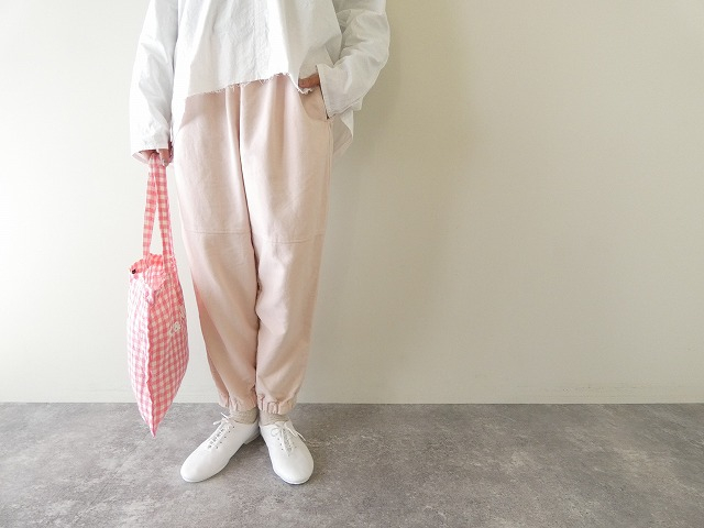 オーガニックコットン起毛パンツ