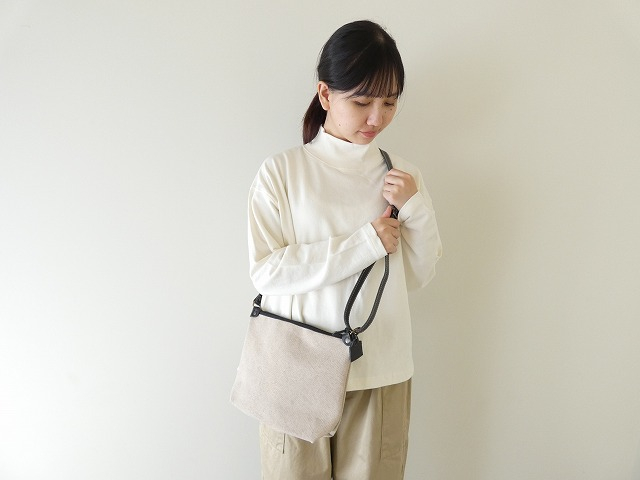 コットンストーンウォッシュ ショルダーバッグ　POCHETTE BANDOULETE CSW