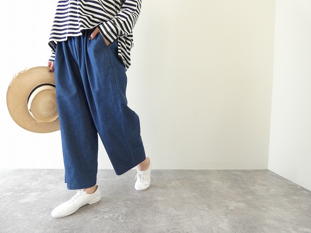 デニムワイドイージーパンツ