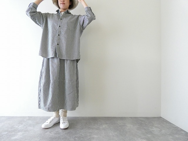 8ozヒッコリーデニムコクーンスカート