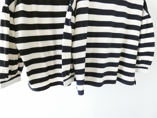 UNIVERSAL SEVEN(ユニヴァーサル セブン) 度詰め天竺ボーダーギャザーパフプルオーバーの商品画像19