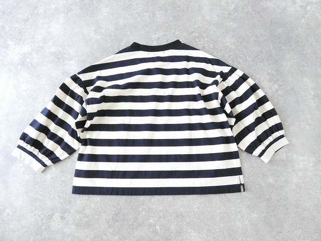 UNIVERSAL SEVEN(ユニヴァーサル セブン) 度詰め天竺ボーダーギャザーパフプルオーバーの商品画像29