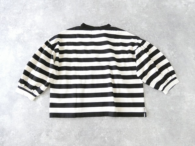 UNIVERSAL SEVEN(ユニヴァーサル セブン) 度詰め天竺ボーダーギャザーパフプルオーバーの商品画像43