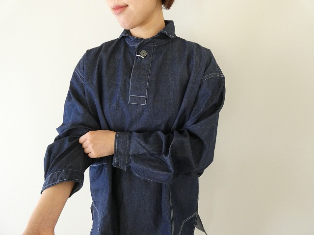 定番プルオーバー ビックデニムシャツ
