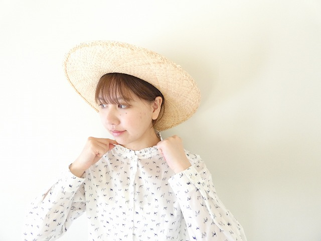 リバティMan`s Best Friendsスタンドフリルシャツ