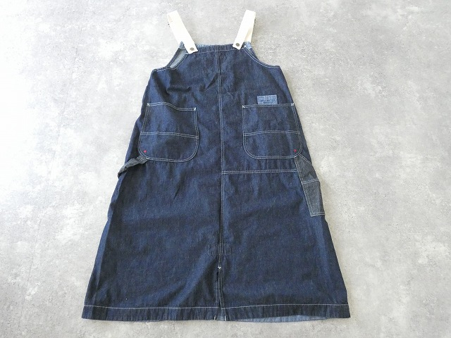 快晴堂(かいせいどう) HAYETE・Duty Wear小さな造船所のワークウエア6オンスデニムBIGオーバーオールスカートの商品画像11