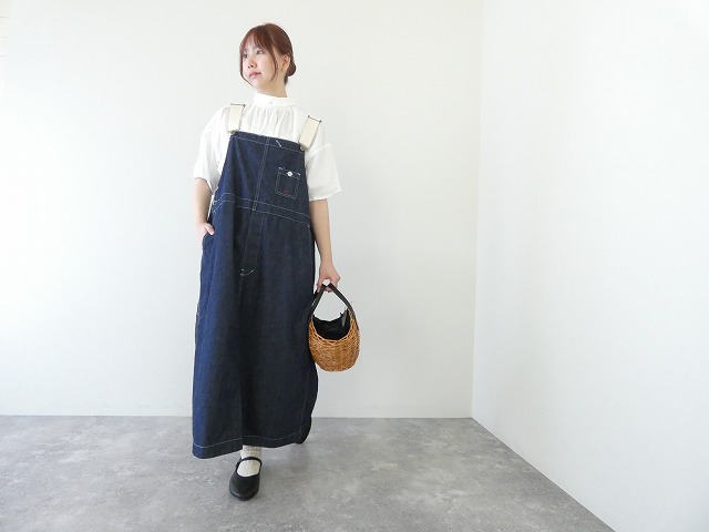 快晴堂(かいせいどう) HAYETE・Duty Wear小さな造船所のワークウエア6オンスデニムBIGオーバーオールスカートの商品画像7