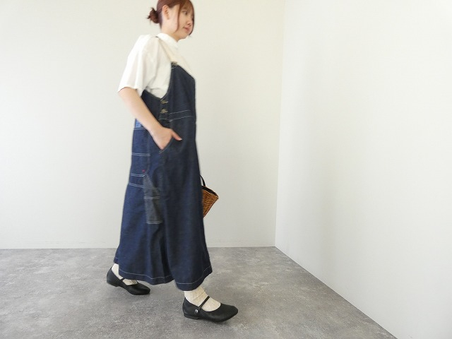 快晴堂(かいせいどう) HAYETE・Duty Wear小さな造船所のワークウエア6オンスデニムBIGオーバーオールスカートの商品画像8