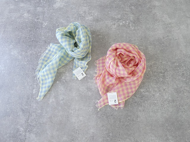 リネンギンガムストール