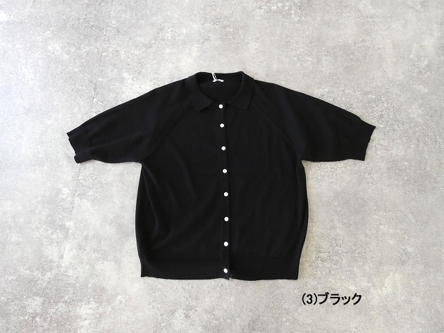 homspun(ホームスパン) ソフトコンパクトヤーン6分袖襟付きカーディガンの商品画像56