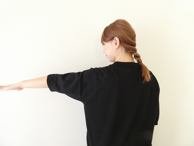 homspun(ホームスパン) ソフトコンパクトヤーン6分袖襟付きカーディガンの商品画像7