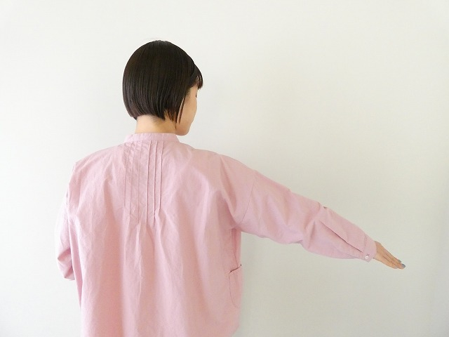 快晴堂(かいせいどう) リラクシン&ルージー スタンド背タックシャツの商品画像5