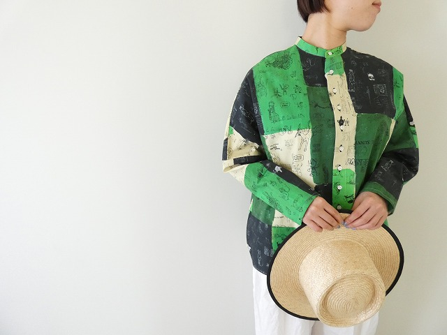 R&D.M.Co-(オールドマンズテーラー) MOSAIC GRAFFITI BAGGY SHIRTの商品画像2