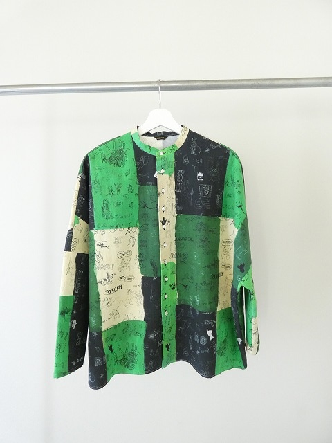 R&D.M.Co-(オールドマンズテーラー) MOSAIC GRAFFITI BAGGY SHIRTの商品画像3