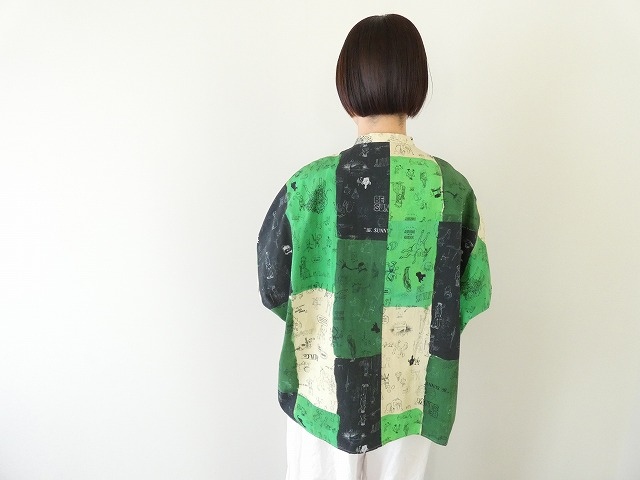 R&D.M.Co-(オールドマンズテーラー) MOSAIC GRAFFITI BAGGY SHIRTの商品画像9