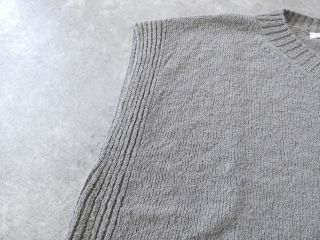 evam eva(エヴァムエヴァ) cotton linen vestの商品画像31