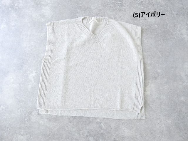 evam eva(エヴァムエヴァ) cotton linen vestの商品画像42