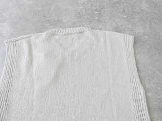 evam eva(エヴァムエヴァ) cotton linen vestの商品画像48