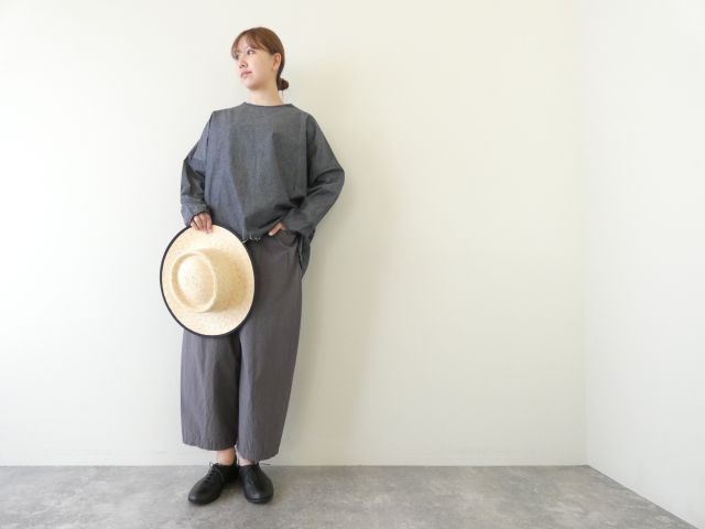 evam eva(エヴァムエヴァ) cotton cropped pantsの商品画像6