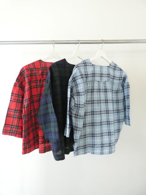 快晴堂(かいせいどう) タータンチェック/エバーグリーンふわりカーディガンの商品画像12