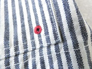 快晴堂(かいせいどう) HAYATE・Duty Wear/小さな造船所のワークウエアヒッコリーオーバーオールベストの商品画像25