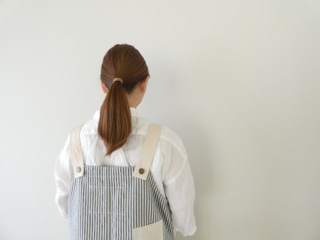 快晴堂(かいせいどう) HAYATE・Duty Wear/小さな造船所のワークウエアヒッコリーオーバーオールベストの商品画像7