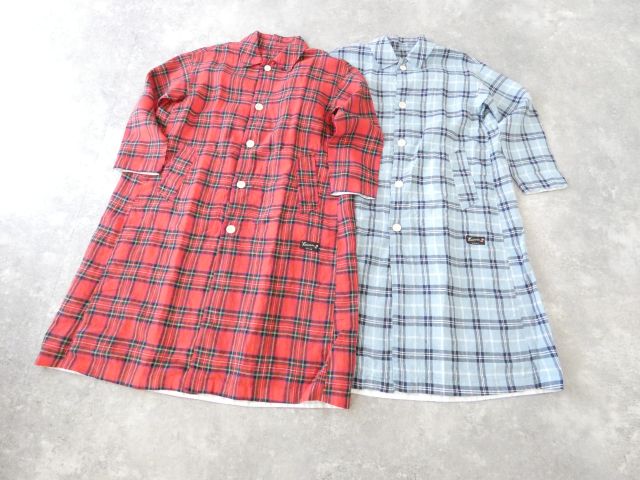 快晴堂(かいせいどう) タータンチェック/エバーグリーンWideコート・ワンピースの商品画像3