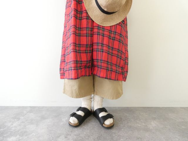 快晴堂(かいせいどう) タータンチェック/エバーグリーンWideコート・ワンピースの商品画像7