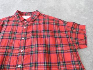 快晴堂(かいせいどう) タータンチェック/エバーグリーンWide丸衿/タブ・半袖ワンピースの商品画像44