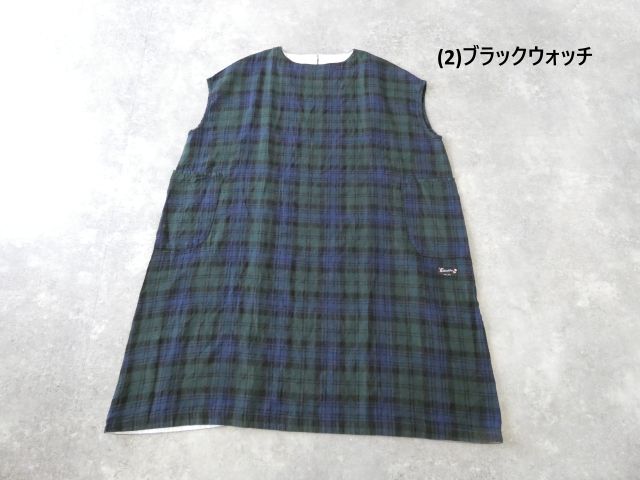 快晴堂(かいせいどう) タータンチェック/エバーグリーン5ポケットワンピースの商品画像42