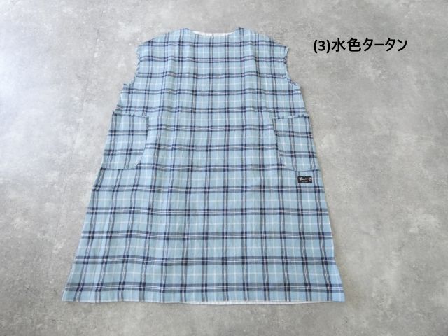 快晴堂(かいせいどう) タータンチェック/エバーグリーン5ポケットワンピースの商品画像56