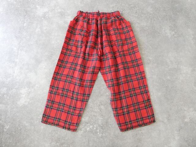 快晴堂(かいせいどう) タータンチェック/エバーグリーン斜めポケットパンツの商品画像29
