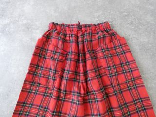 快晴堂(かいせいどう) タータンチェック/エバーグリーン斜めポケットパンツの商品画像33